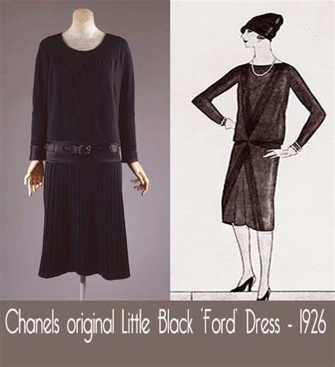 1926 vogue chanel little black dress|coco chanel black dress price.